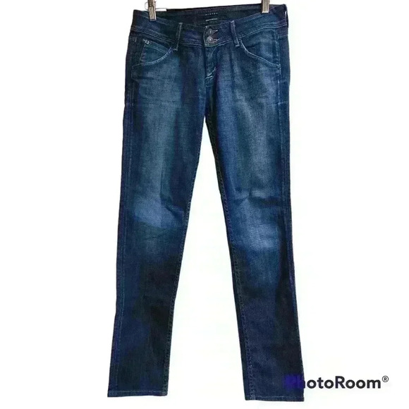 P2003 Hudson dark/ medium wash Hudson jeans size 26 - Picture 1 of 8